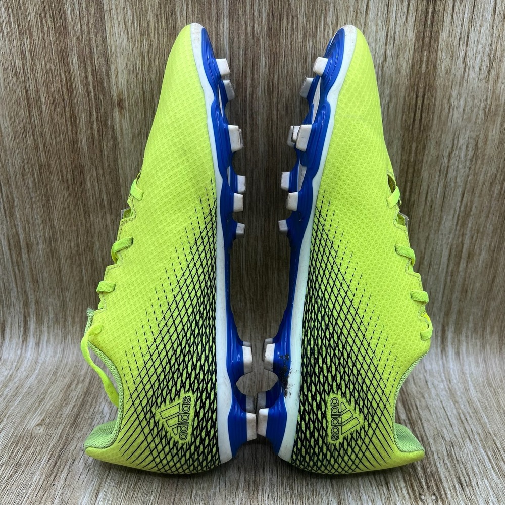 Adidas X‎ Ghosted.4 FG Men's Size 10.5 Soccer Cleats Neon Yellow Black Football - Picture 7 of 10